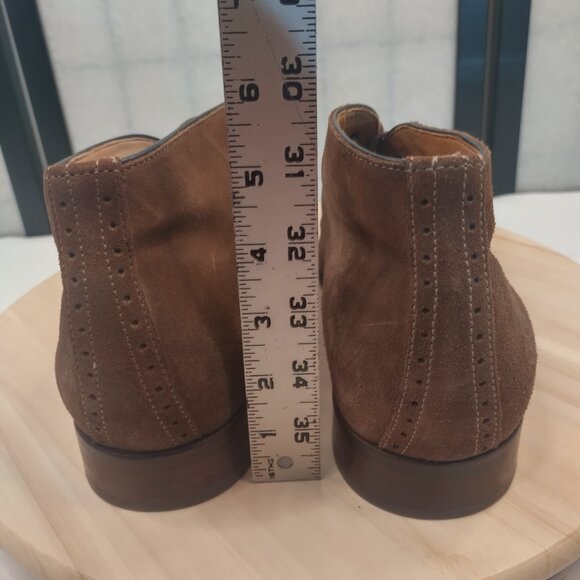 Johnston & Murphy McClain Brown Comfort Dress Chukka Boots Men US 10M